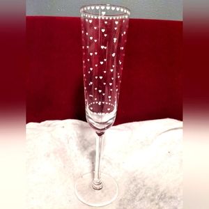 Champagne glass with Heart Design ❤️